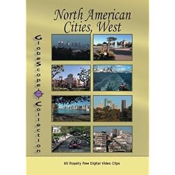 The Globescope Collection  North American Cities, West Royalty Free Stock Footage