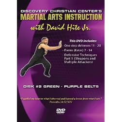 Martial Arts Instruction with David Hite Jr. - Green/Purple Belts