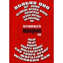 The 25th Anniversary of the Marquee club