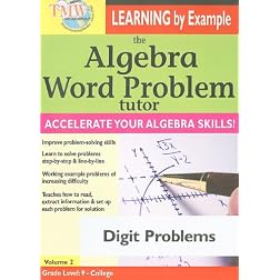 The Algebra Word Problem Tutor: Digit Problems