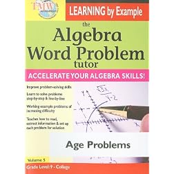 The Algebra Word Problem Tutor: Age Problems