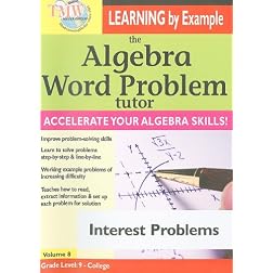The Algebra Word Problem Tutor: Interest Problems