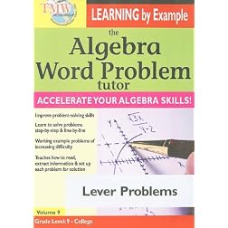 The Algebra Word Problem Tutor: Lever Problems