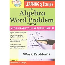 The Algebra Word Problem Tutor: Work Problems