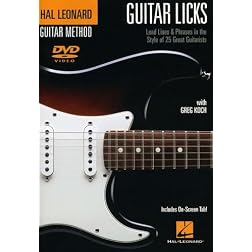 Guitar Licks - Lead Lines & Phrases In The Style Of 25 Great Guitarists (DVD)