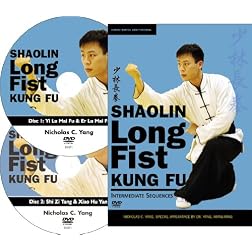 Shaolin Long Fist Kung Fu Intermediate Sequences (YMAA Kung Fu) 2-DVD set