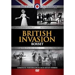 British Invasion Box Set - Small Faces / Herman's Hermits / Dusty Springfield / Gerry And The Pacemakers (4 DVD + CD Set) (PAL / Region 0)