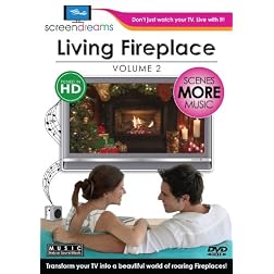 Screen Dreams: Living Fireplace, Vol. 2