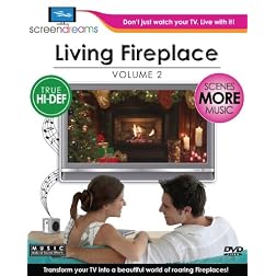 Screen Dreams: Living Fireplace, Vol. 2 [Blu-ray]