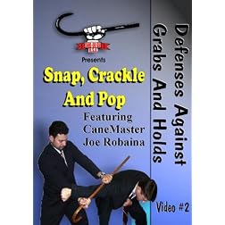 Cane Self Defense DVD - Snap, Crackle, POP. Defense Against Grabs and Holds