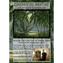 Seascape Oil Painting 204 - Paint Florida Highwaymen Style