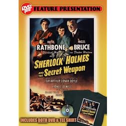 Sherlock Holmes and the Secret Weapon DVDTee (Size XL)