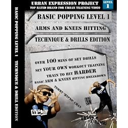 Popping Dance Level 1 Arm and Knees Technique and Drill Edition