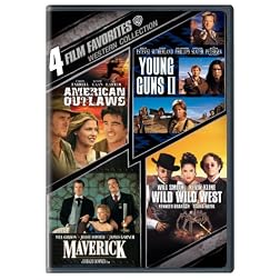 Western Collection: 4 Film Favorites (American Outlaws / Young Guns II / Maverick / Wild Wild West)