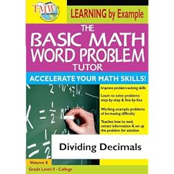 The Basic Math Word Problem Tutor: Dividing Decimals