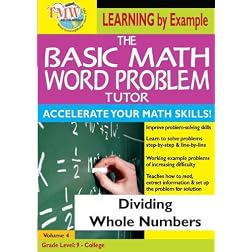 The Basic Math Word Problem Tutor: Dividing Whole Numbers