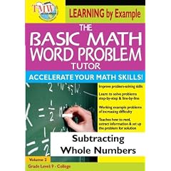 The Basic Math Word Problem Tutor: Subtracting Whole Numbers