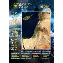 The World Atlas  NEAR EAST: ISRAEL, SYRIA, LEBANESE, JORDAN