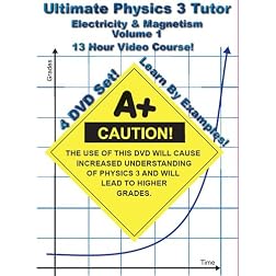 Ultimate Physics 3 Tutor - Electricity and Magnetism Series - Volume 1 - 4 DVD Set! - 13 Hour Course!