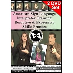 American Sign Language Interpreter Training: Receptive & Expressive Skills Practice Set, Vol. 1