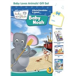 Baby Einstein: Baby Loves Animals Gift Set W/CD