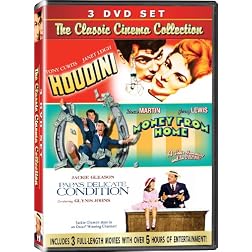 The Classic Cinema Collection - 3 DVD SET! - Houdini, Money from Home, & Papa's Delicate Condition