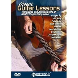 Great Guitar Lessons-Techniques and Arrangements of Master Singer/Songwriters