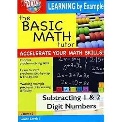 The Basic Math Tutor: Subtracting 1 & 2 Digit Numbers