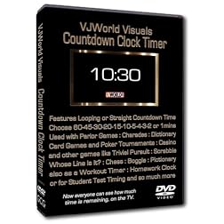 VJWorld Visuals Countdown Clock Timer