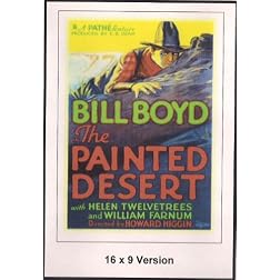 The Painted Desert 16x9 widescreen TV.