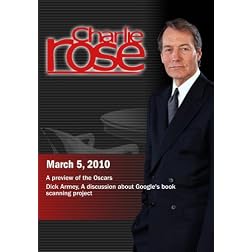 Charlie Rose - A preview of the Oscars  / Google's book scanning project (March 5, 2010)