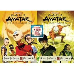 Avatar The Last Airbender: Book 2 Earth, Vols. 3&4