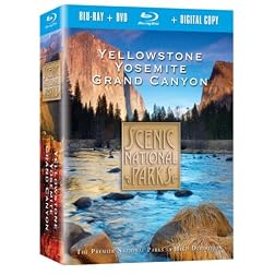 Scenic National Parks: Yellowstone, Yosemite, Grand Canyon Combo Pack [Blu-ray]