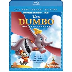 Dumbo (Two-Disc 70th Anniversary Edition Blu-ray / DVD Combo Pack in Blu-ray Packaging)