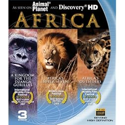 Africa: Blu-ray 3-pack (A Kingdom for the Dzanga Gorilla, Africa's Super Seven and Africa's Outsiders)