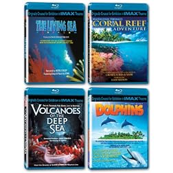 IMAX: Oceans Collection (The Living Sea/Coral Reef Adventure/Volcanoes of the Deep Sea/Dolphins) [Blu-ray]
