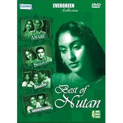 Best of Nutan- Evergreen Collection (4 Classic Hindi Films / Bollywood Movies / Indian Cinema in 4 DVD pack)