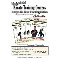 Marty Martin's Kenpo Jiu Jitsu Training Series Beginner/Intermediate DVD Collection