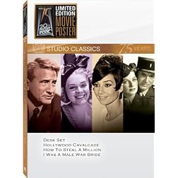 Classic Quad Set 14: Desk Set/Hollywood Cavalcade/How to Steal a Million/I Was a Male War Bride