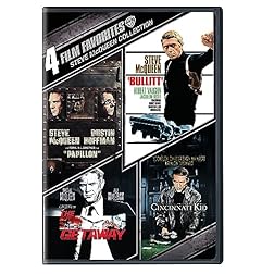 Steve McQueen Collection: 4 Film Favorites (Papillon / Bullitt / The Getaway / The Cincinnati Kid)