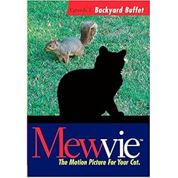 Mewvie, The Motion Picture for Your Cat:  Episode 1 Backyard Buffet