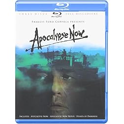 Apocalypse Now (Three-Disc Full Disclosure Edition) (Apocalypse Now / Apocalypse Now Redux / Hearts of Darkness) [Blu-ray]