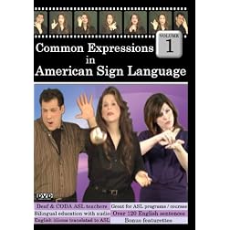 Common Expressions in American Sign Language, Vol. 1