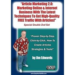 "Article Marketing 2.0: Marketing Online and Internet Business With The latest Techniques To Get High-Quality, Free Traffic With Articles..."