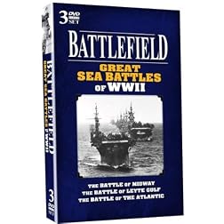 BATTLEFIELD - Great Sea Battles of WWII - 3 DVD SET!