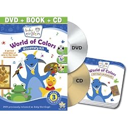 Baby Einstein: World of Colors Discovery Kit (DVD + CD and Board Book)