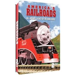 America's Railroads - All Aboard: Legacy of the Iron Horse - 2 DVD Embossed Tin!