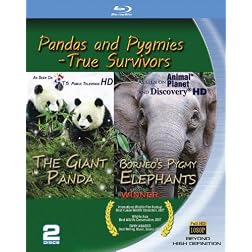 Borneo's Pygmy Elephants/Giant Panda 2-pack [Blu-ray]