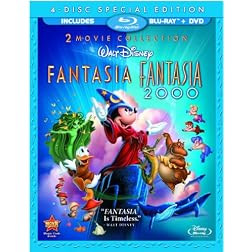 Fantasia / Fantasia 2000 (Four-Disc Blu-ray/DVD Combo)