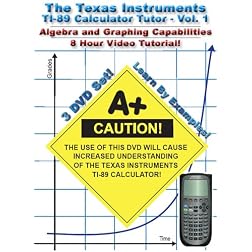 Algebra and Graphing: TI-89 Calculator Tutor: Vol 1